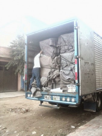 sus enseres del hogar los protegemos con mantas.